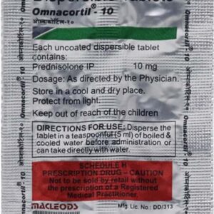 Omnacortil 10mg Tablets | 100-Count | PREDNISOLONE
