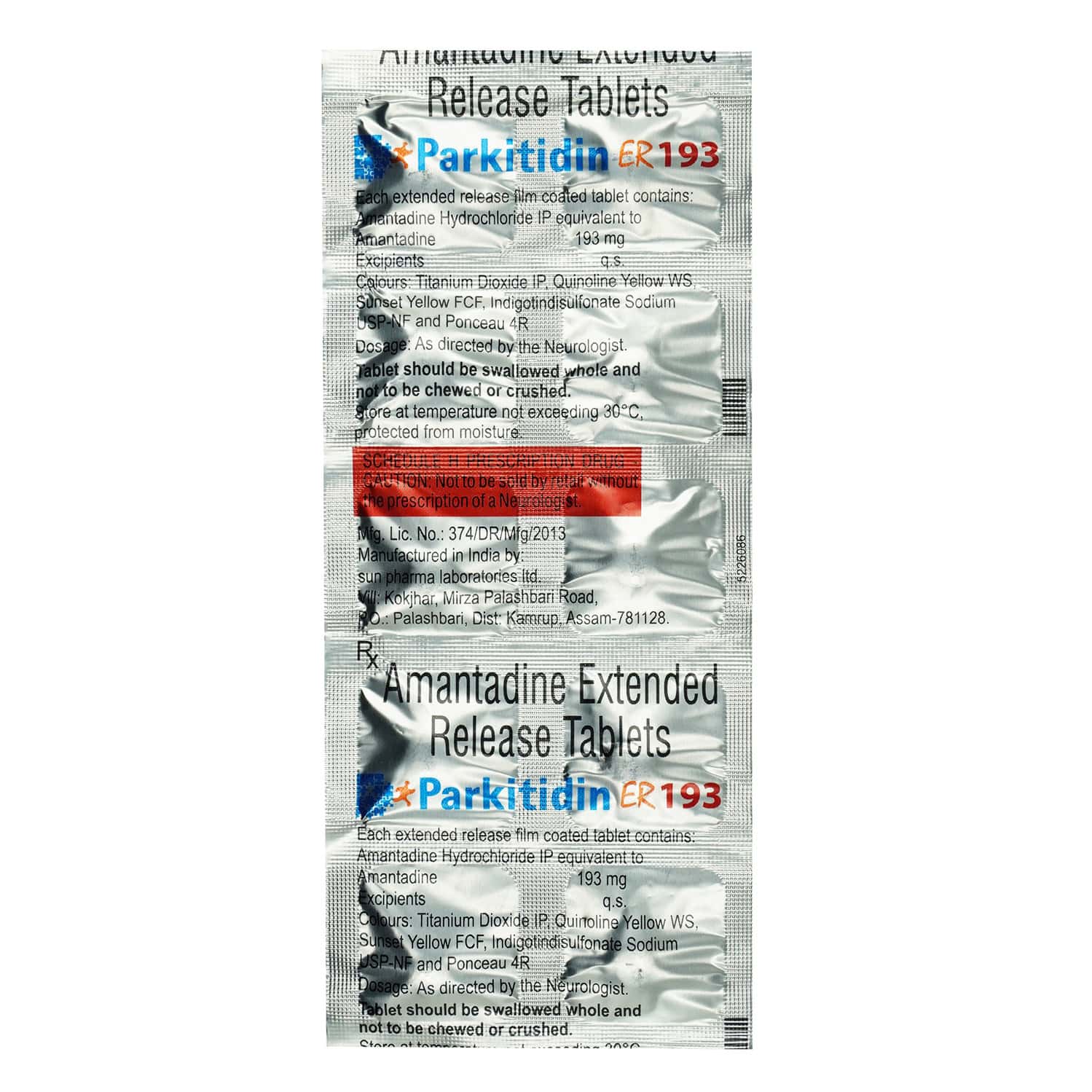 Parkitidin-ER-193mg-Tablets-100-Count