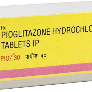 Pioglit 30mg Tablets | 100-Count | PIOGLITAZONE