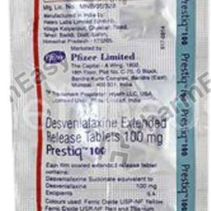 Prestiq 100mg Tablets | 100-Count | DESVENLAFAXINE