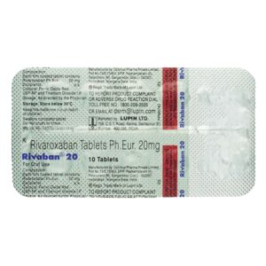 Rivaban 20mg Tablets | 112-Count | RIVAROXABAN