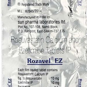 Rozavel-Ez 10mg Tablets | 100-Count | ROSUVASTATIN
