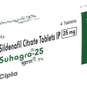 Suhagra 25mg Tablets | 100-Count | SILDENAFIL