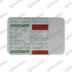 Sulpitac 400mg Tablets | 100-Count | AMISULPRIDE