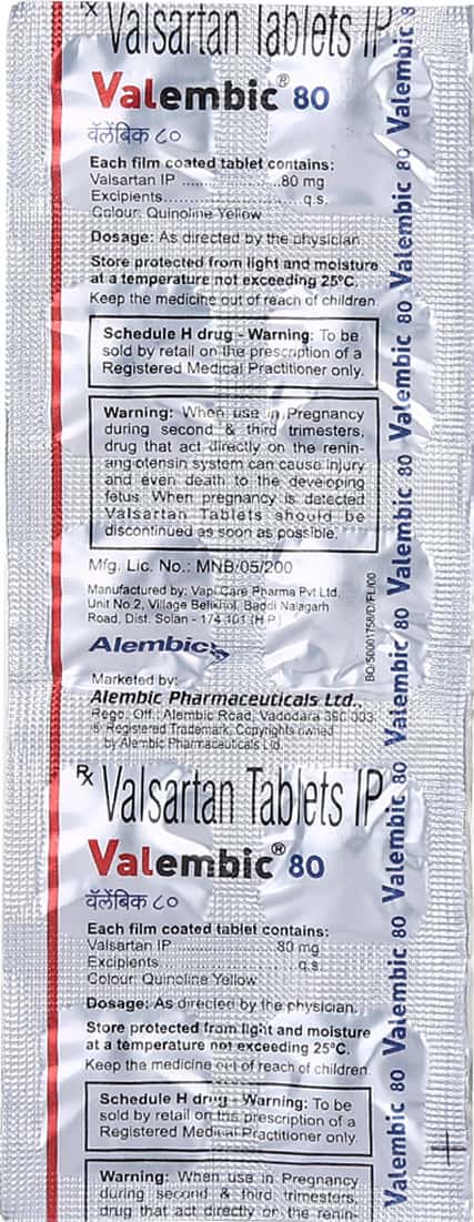 Valembic-80mg-Tablets-100-Count