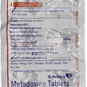 Viboliv 500mg Tablets | 100-Count | URSODEOXYCHOLIC ACID