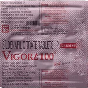 Vigore 100mg Tablets | 100-Count | VARDENAFIL