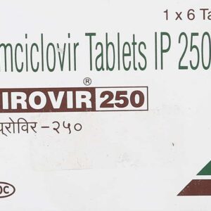 Virovir 250mg Tablets | 102-Count | VALACYCLOVIR