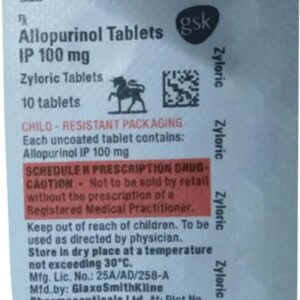 Zyloric 100mg Tablets | 100-Count | ALLOPURINOL