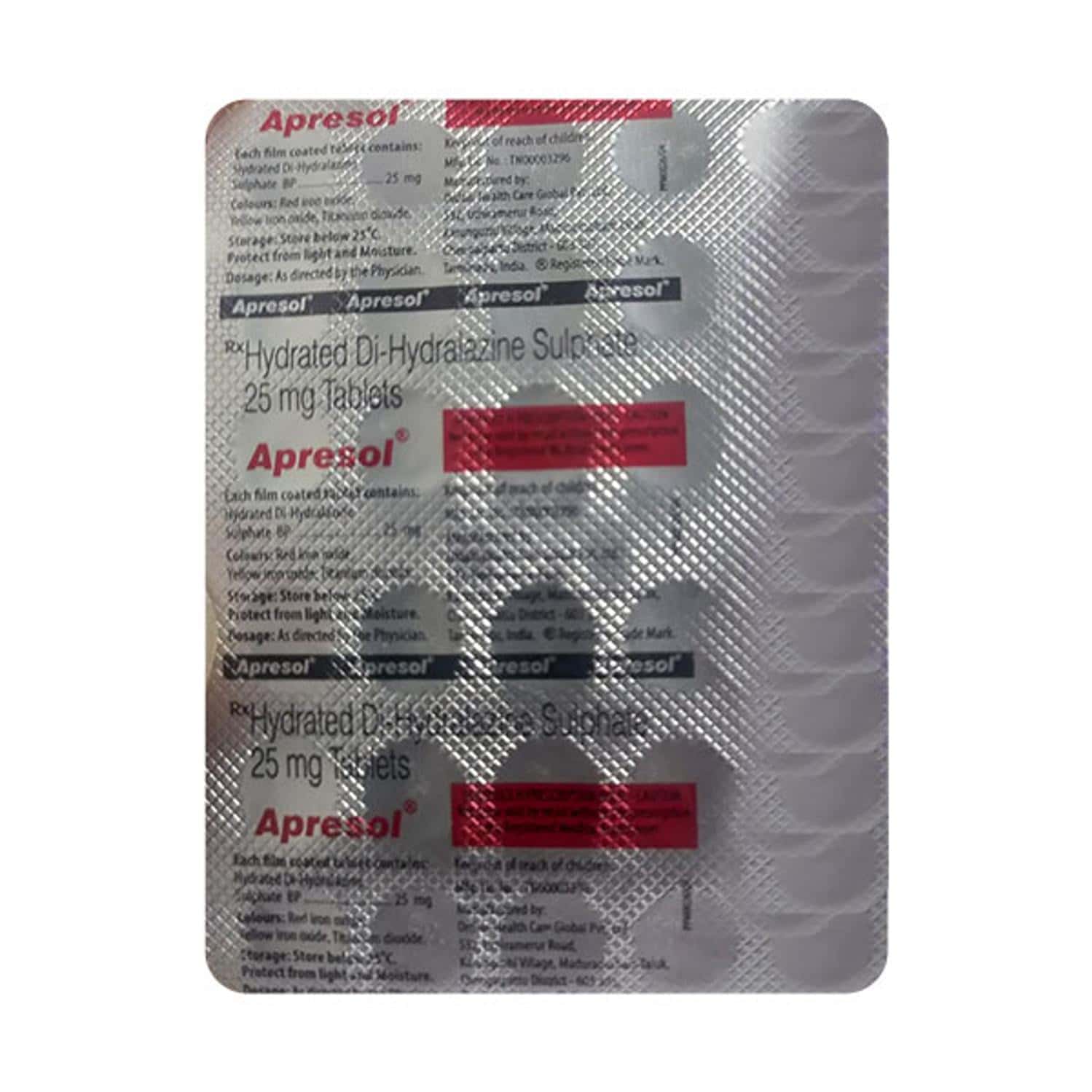 Agoprex 25mg Tablets