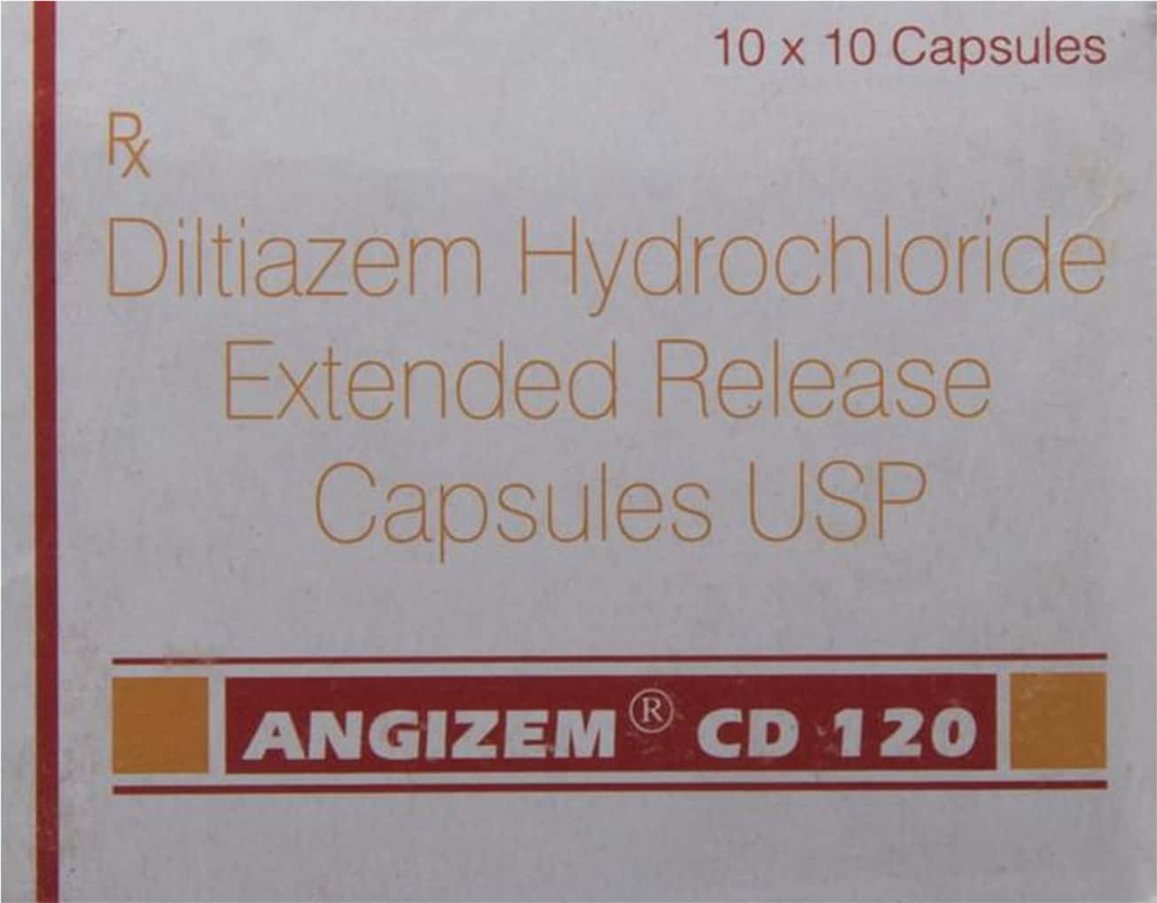 Angizem Cd 120mg Tablets