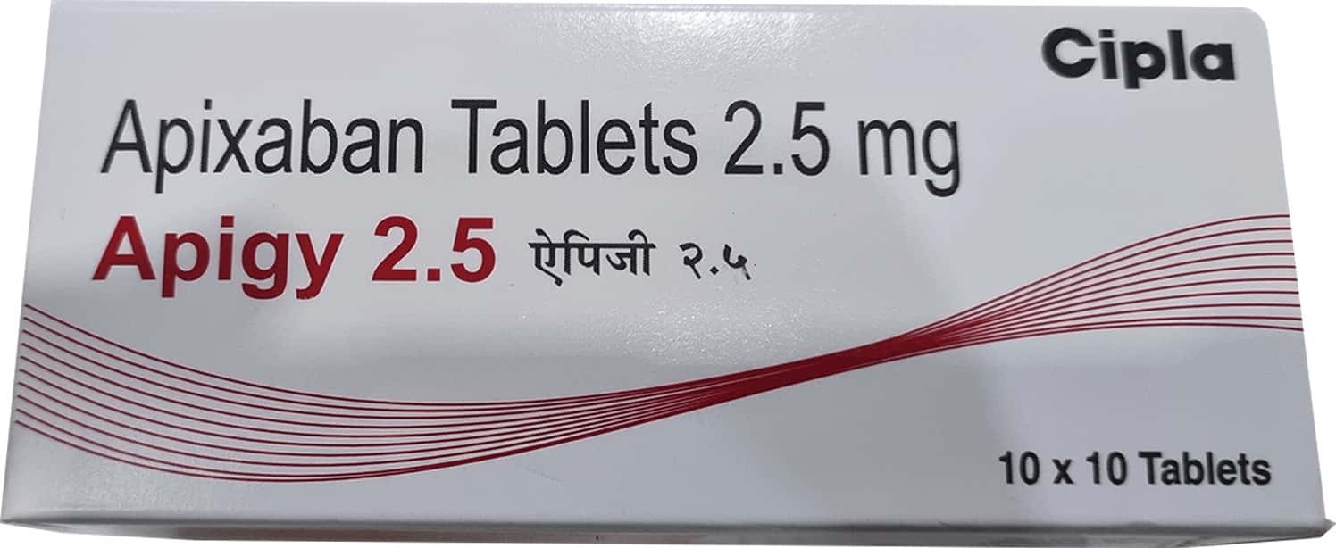 Apigy 2.5mg Tablets