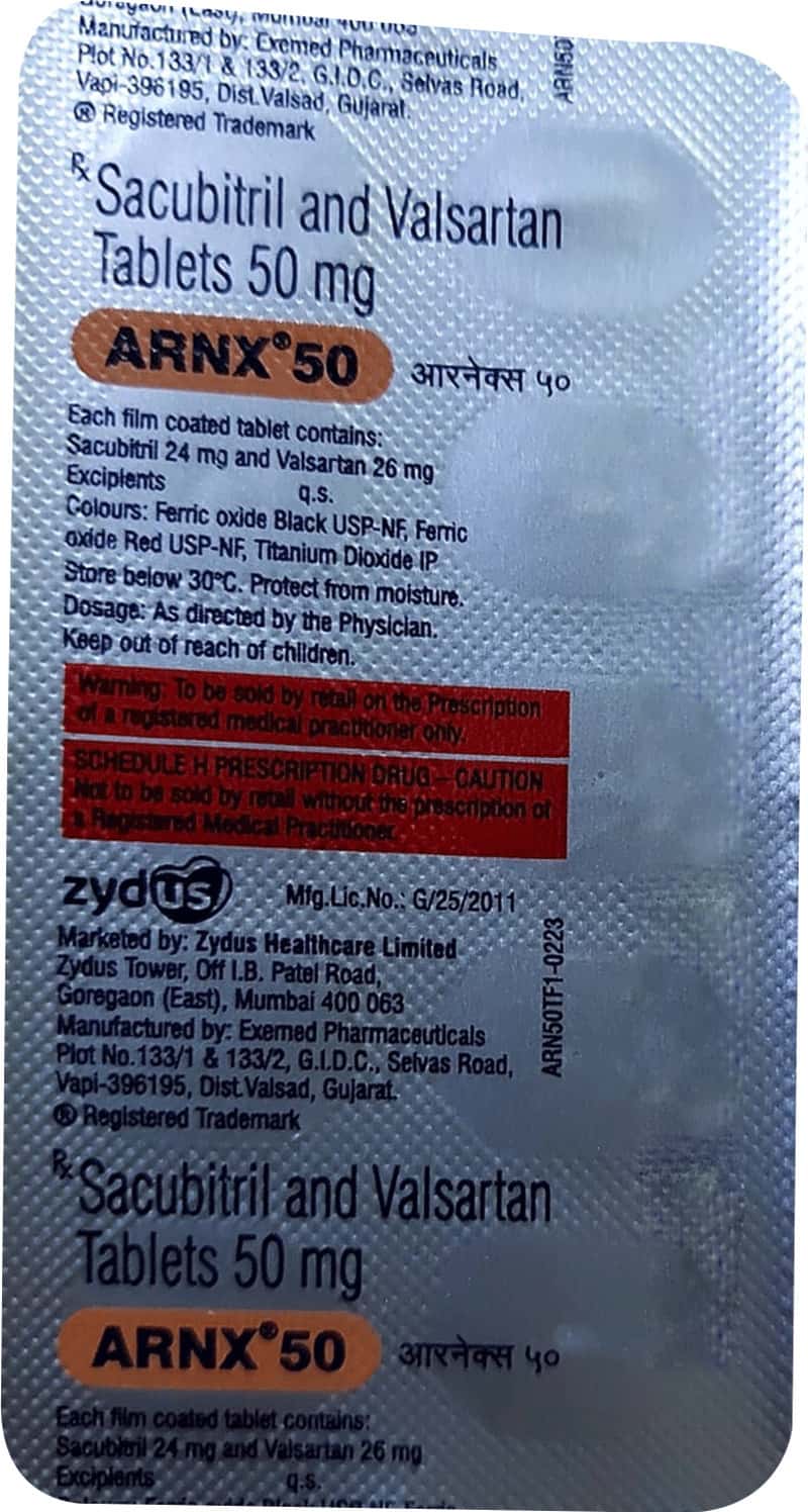 Arnx 50mg Tablets