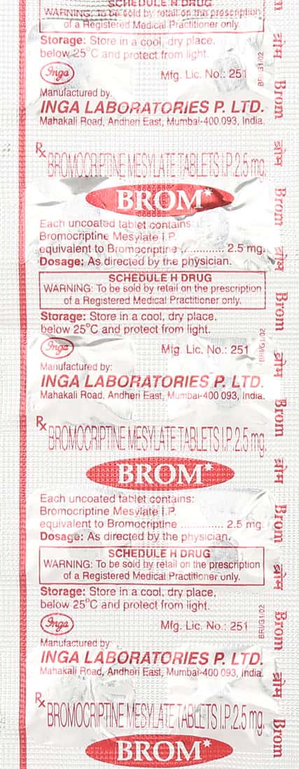 Brom 2.5mg Tablets
