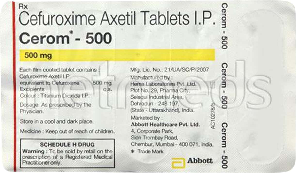 Cerom 500mg Tablets