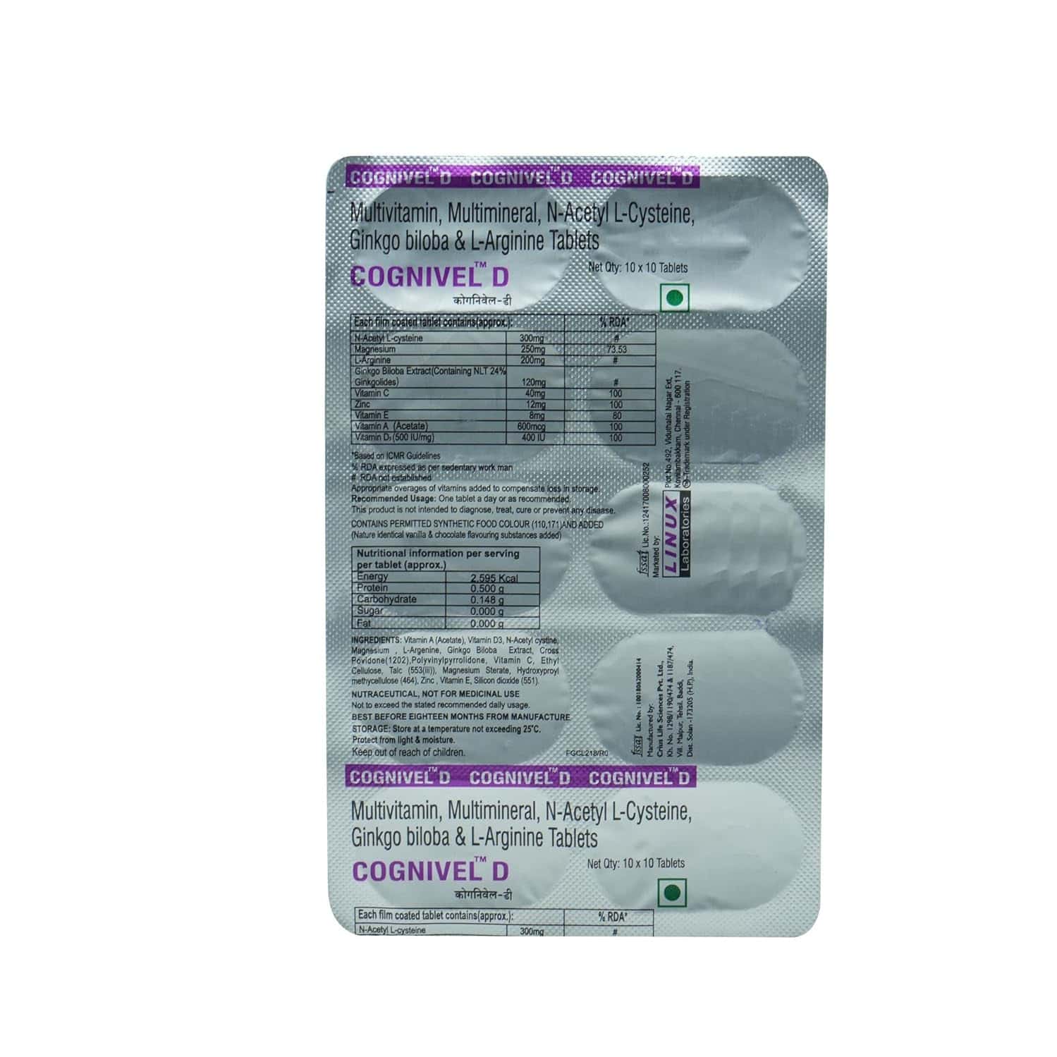 Cognivel Tab Tablets