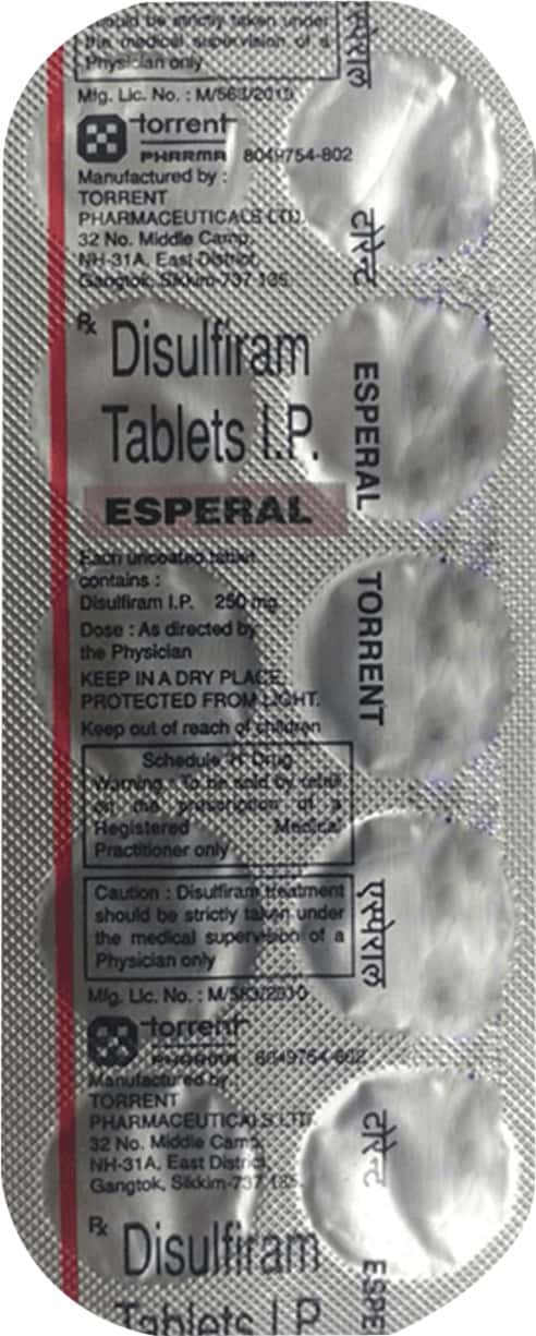 Esperal 250mg Tablets