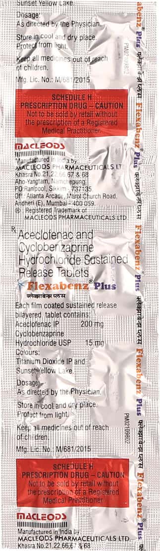 Flexabenz Plus Tab Tablets