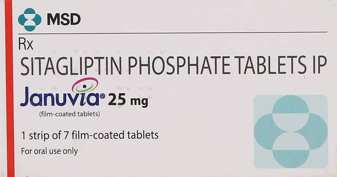 Januvia 25mg Tablets