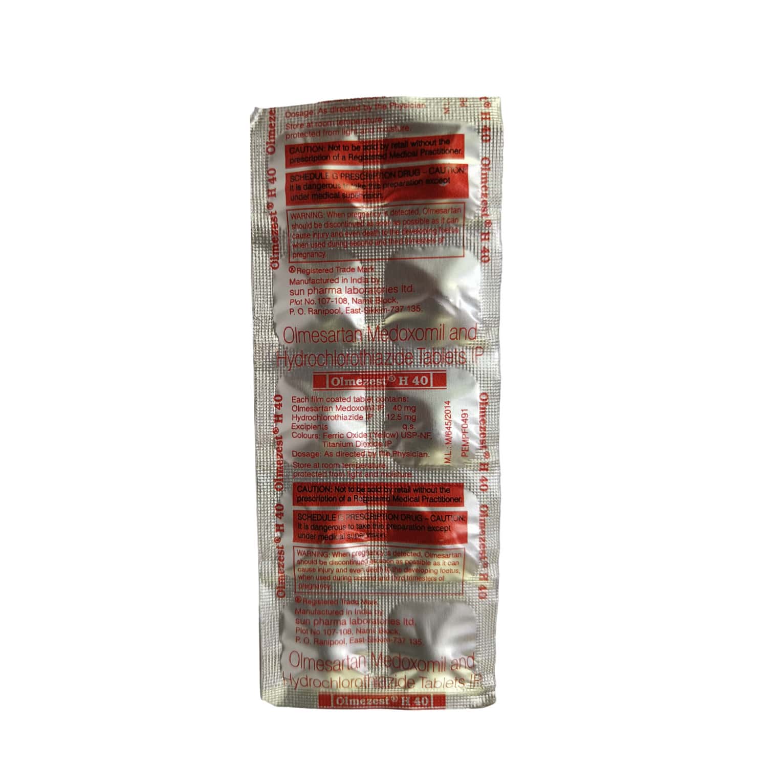 Olmezest H 40 Tablets