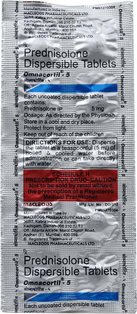 Omnacortil 5mg Tablets