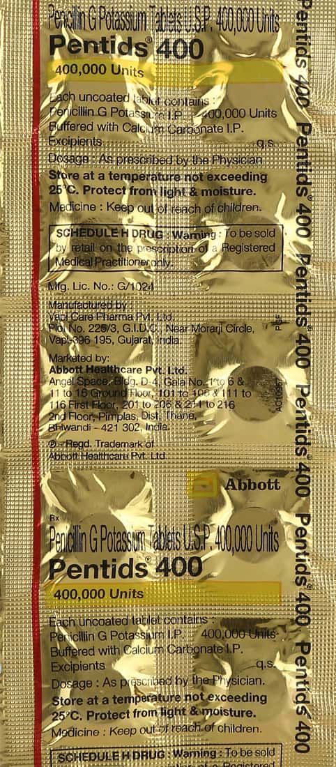 Pentids 400mg Tablets