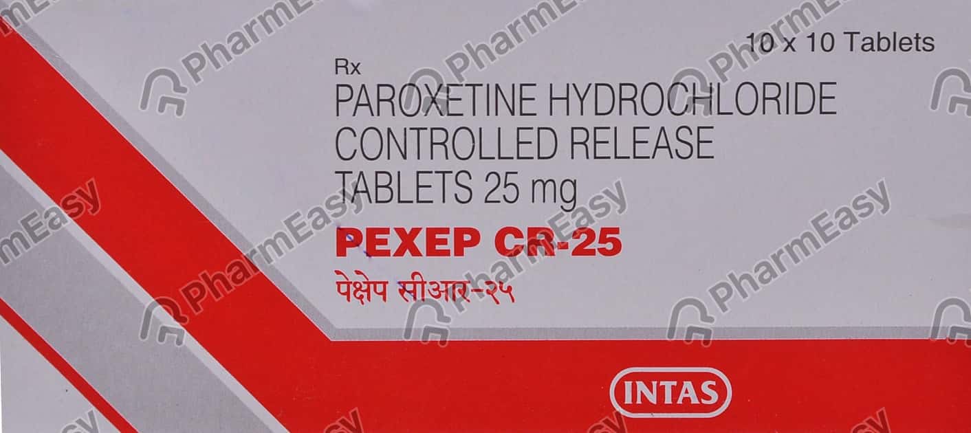 Pexep Cr 25mg Tablets