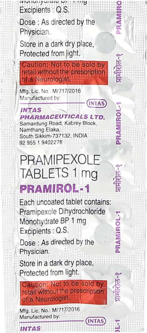 Pramirol 1mg Tablets