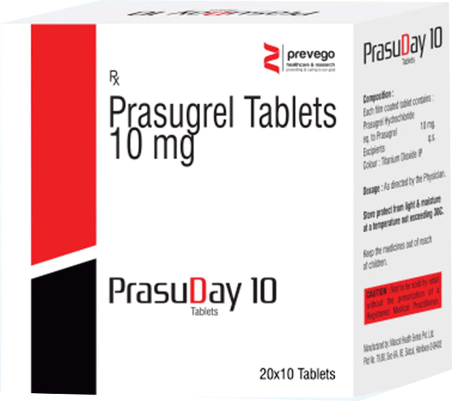 Prasuday 10mg Tablets