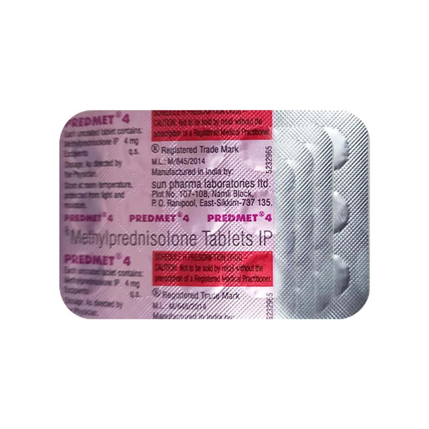 Predmet 4mg Tablets