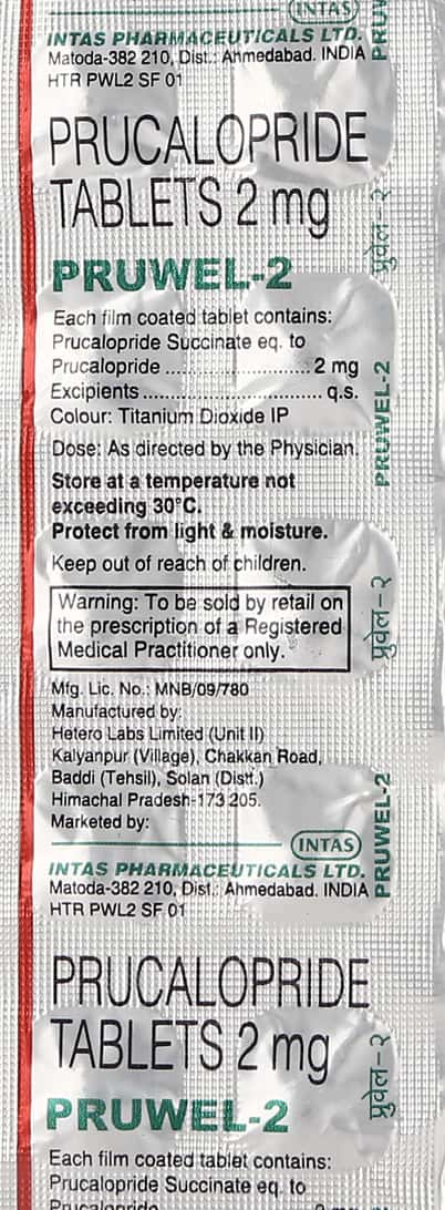 Pruwel 2mg Tablets