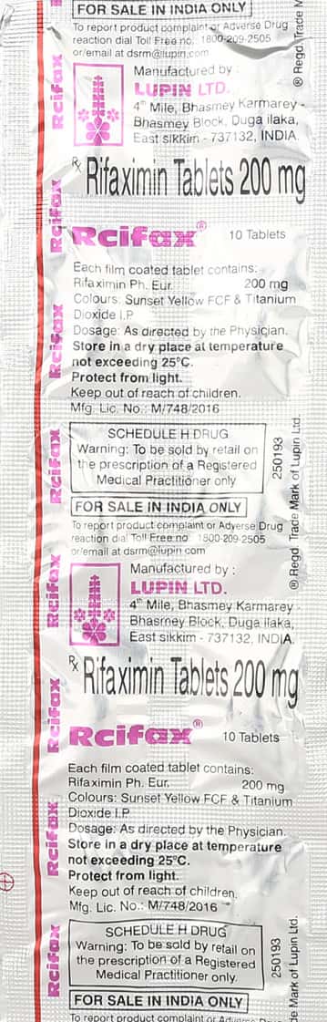 Rcifax 200mg Tablets