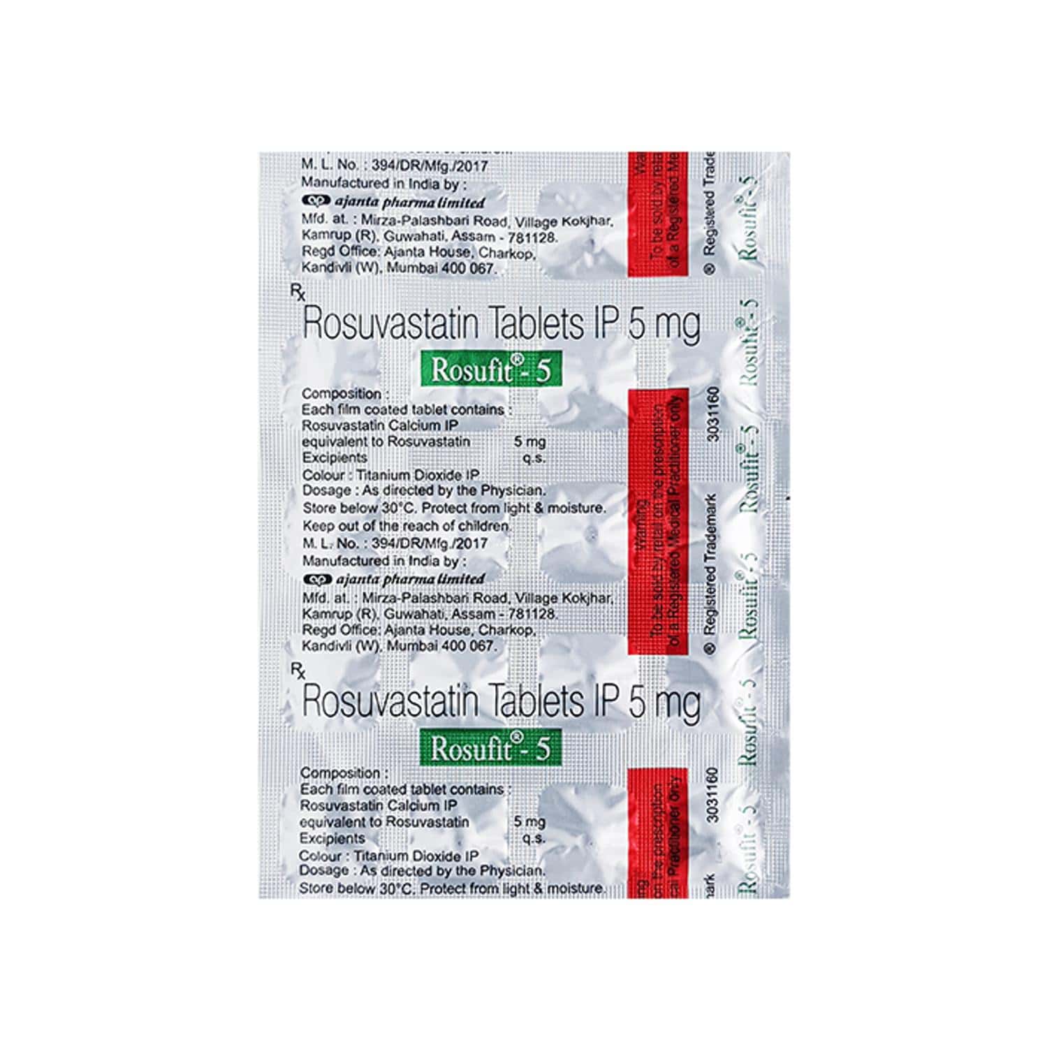 Rosufree 5mg Tablets