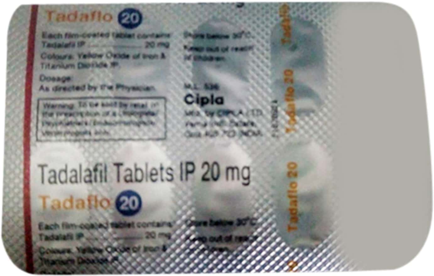 Tadaflo 20mg Tablets