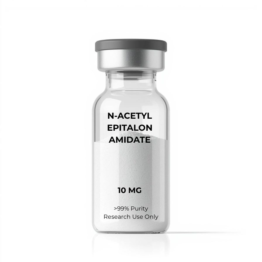 N-Acetyl Epitalon Amidate 10mg | 20-Vial Kit | Telomerase-Activating Tetrapeptide